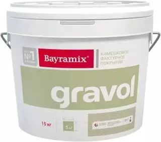 Bayramix Gravol Штукатурка камешковая для ручного и машинного нанесения, эффект шуба