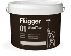 Flugger 01 Wood Tex Масло грунтовочное по дереву на водной основе бесцветное