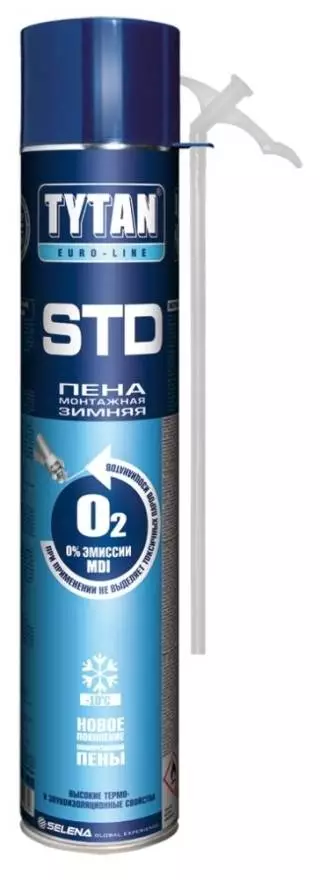 Tytan Euro-Line STD 02 / Титан Евро-Лайн СТД 02 пена монтажная зимняя