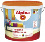 Alpina PL3 Стильная Интерьерная Краска глубокоматовая для стен и потолков для внутренних работ