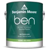 Benjamin Moore Ben W627 Waterborne Interior Paint Semi-Gloss / Бенжамин Моор Бен краска самогрунтующуяся на водной основе, полуглянцевая