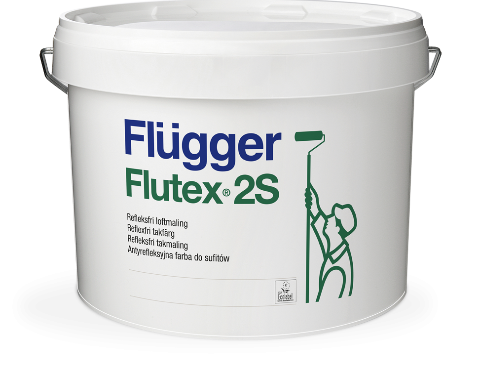 Flugger Flutex 2S Краска для потолка антибликовая, глубокоматовая