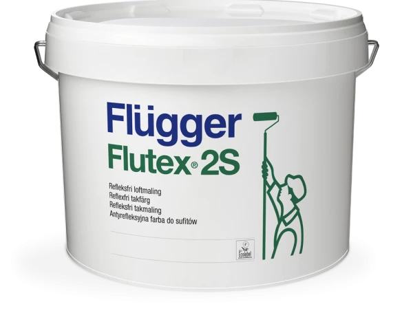 Flugger Flutex 2S Краска для потолка антибликовая, глубокоматовая