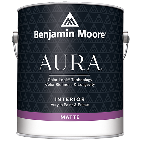 Benjamin Moore Aura 522 Waterborne Interior Paint Matte Finish / Бенжамин Моор Аура краска акриловая интерьерная на водной основе, матовая