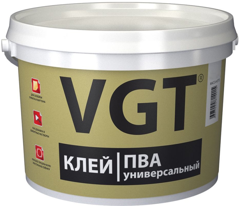 VGT Клей ПВА универсальный для дерева, бумаги, картона