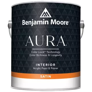 Benjamin Moore Aura 526 Waterborne Interior Paint Satin Finish / Бенжамин Моор Аура краска акриловая интерьерная на водной основе, глянцевая