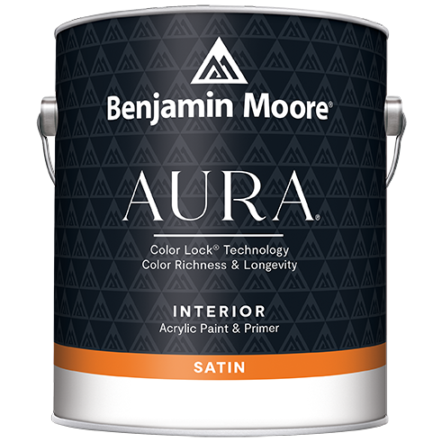 Benjamin Moore Aura 526 Waterborne Interior Paint Satin Finish / Бенжамин Моор Аура краска акриловая интерьерная на водной основе, глянцевая