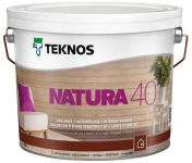 Teknos Natura 40 / Текнос Натура лак акриловый без запаха с усиленной защитой для дерева, полуглянцевый