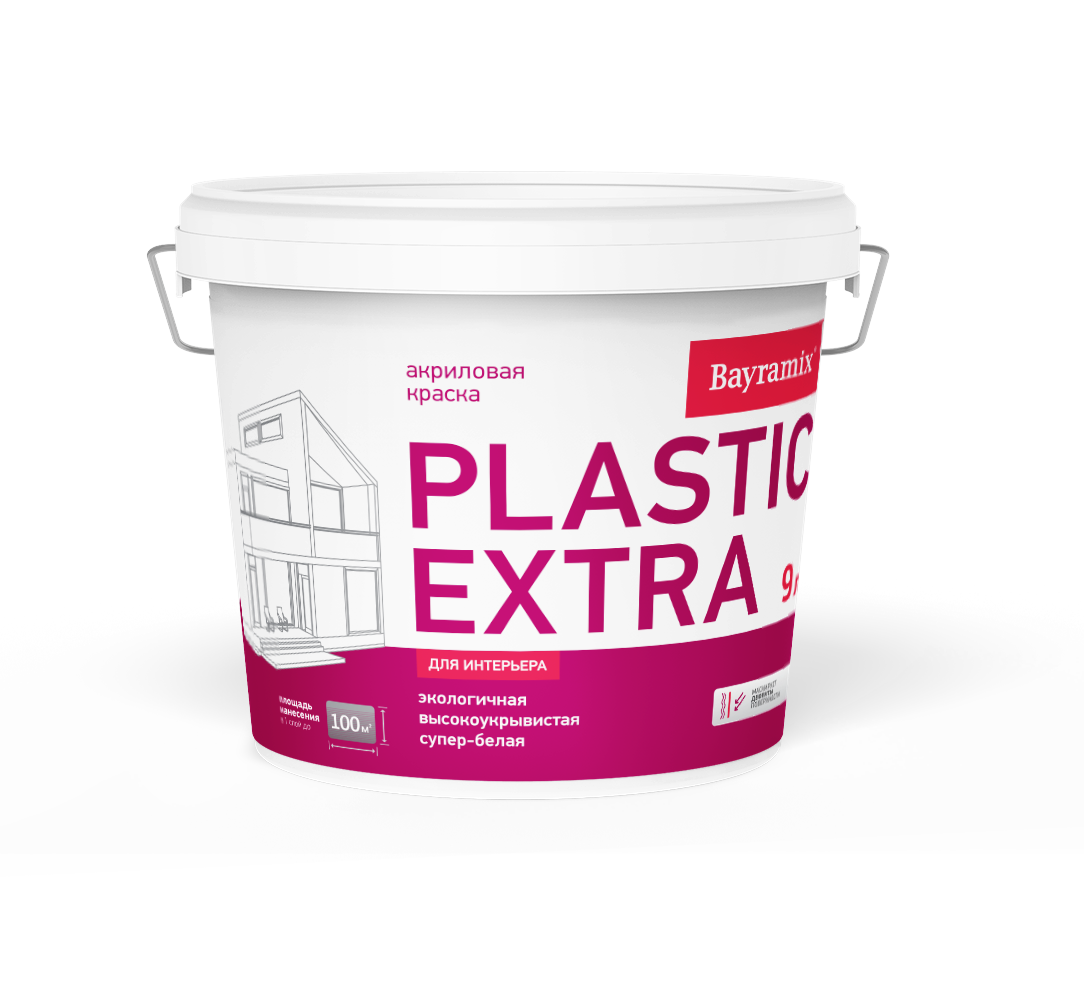 Bayramix Plastik Extra Краска пластичная для интерьеров с высокой эксплуатационной нагрузкой