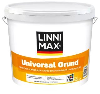 Linnimax Universal Grund Грунтовка паропроницаемая для наружных и внутренних работ