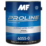 MF Paints Proline Blue 6055 Satin Finish Краска акриловая премиум качества для внутренних работ