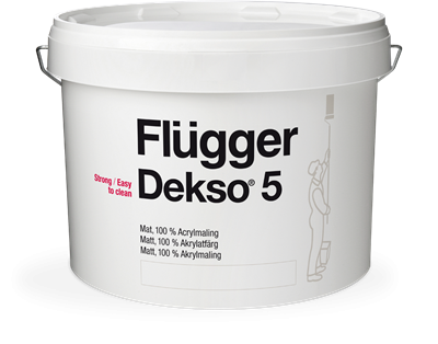 Flugger Dekso 5 Краска акриловая экстра прочная для внутренних работ