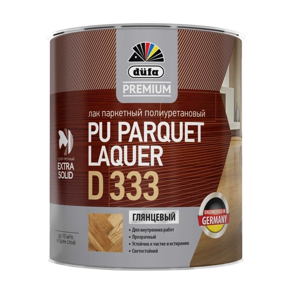 Dufa Premium PU Parquet Laquer D333 Лак паркетный полиуретановый, глянцевый