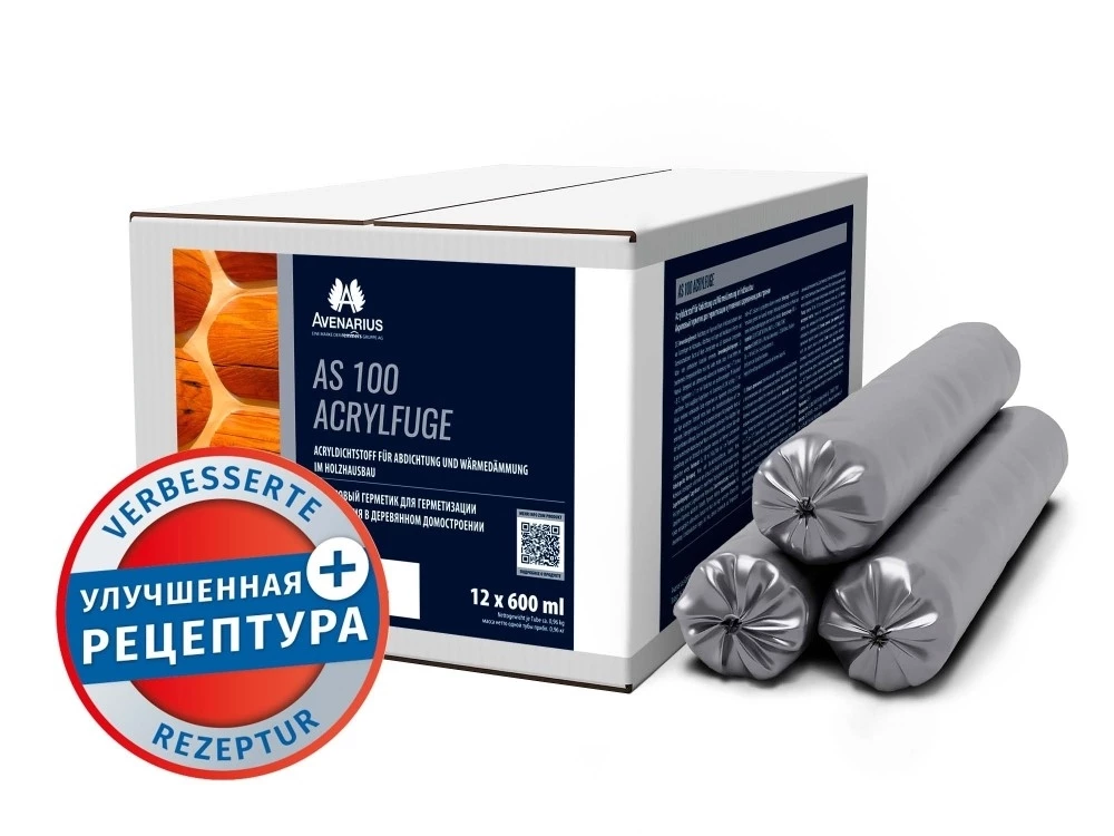 Avenarius AS 100 NEW Acrylfuge Герметик акриловый для герметизации и утепления