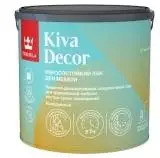 Tikkivala Kiva Decor Лак защитно-декоративный акрилатный для деревянной мебели внутри сухих помещений