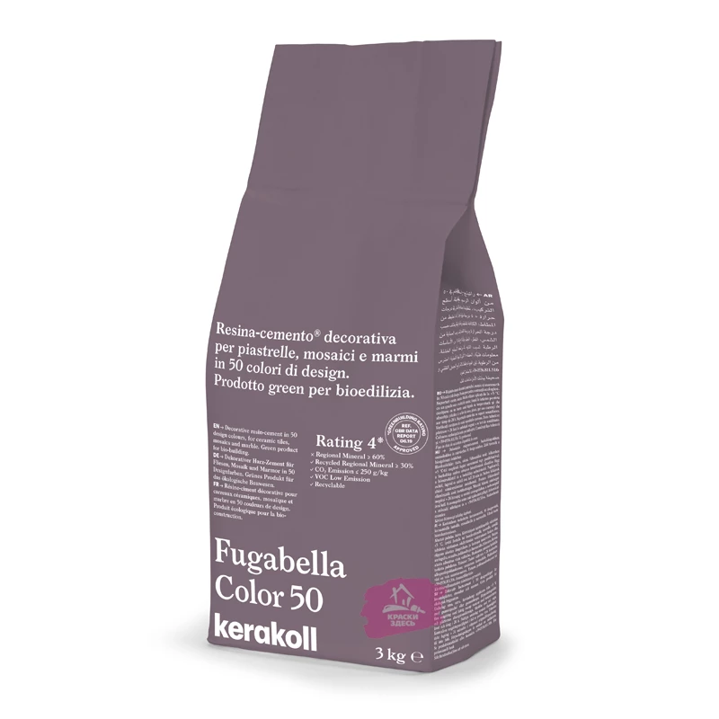 Kerakoll Fugabella Color / Кераколл Фугабелла Колор затирка для керамической плитки, мозаики и мрамора сверхгладкая