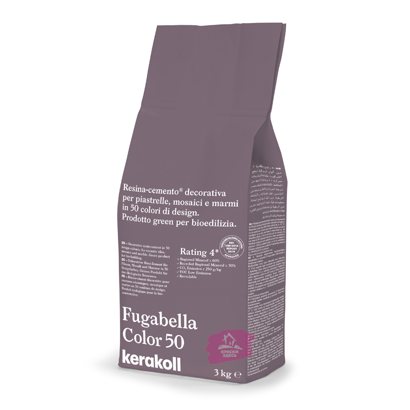Kerakoll Fugabella Color / Кераколл Фугабелла Колор затирка для керамической плитки, мозаики и мрамора сверхгладкая