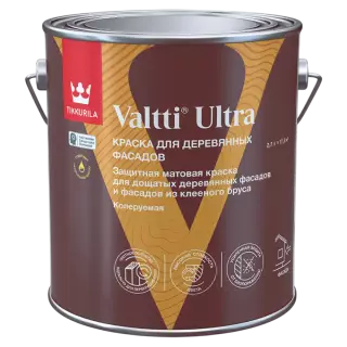 Tikkurila / Tikkivala Valtti Ultra Краска защитная матовая для дощатых деревянных фасадов и фасадов из клееного бруса