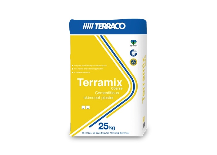 Terraco Terramix Coarse Тонкослойная цементная штукатурка