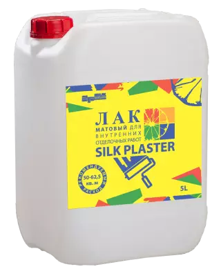 Silk Plaster / Силк Пластер Лак акриловый для жидких обоев и декоративной штукатурки