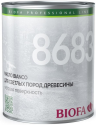 Biofa 8683 Bianco Масло для светлых пород древесины для внутренних работ