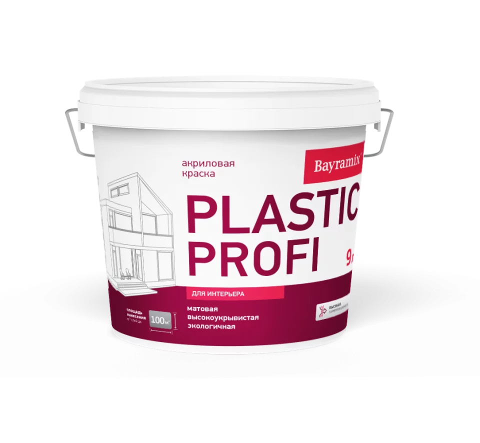 Bayramix Plastik Profi Краска пластичная для помещений с нормальной эксплуатационной нагрузкой