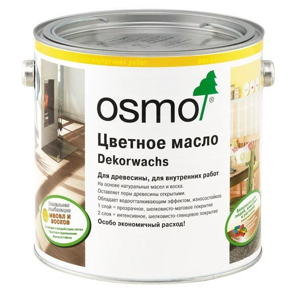Osmo Dekorwachs Deckend Цветные масла для внутренних работ