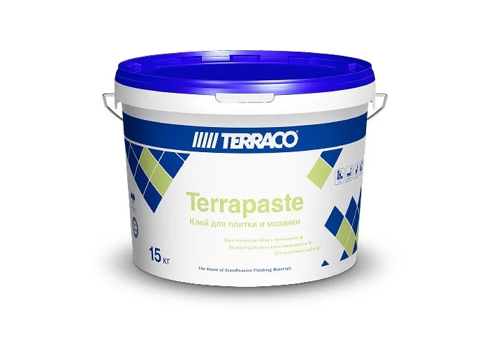 Terraco Terrapaste Клей для плитки пастообразный, на акриловой основе