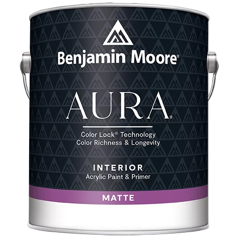 Benjamin Moore Aura 522 Waterborne Interior Paint Matte Finish / Бенжамин Моор Аура краска акриловая интерьерная на водной основе, матовая