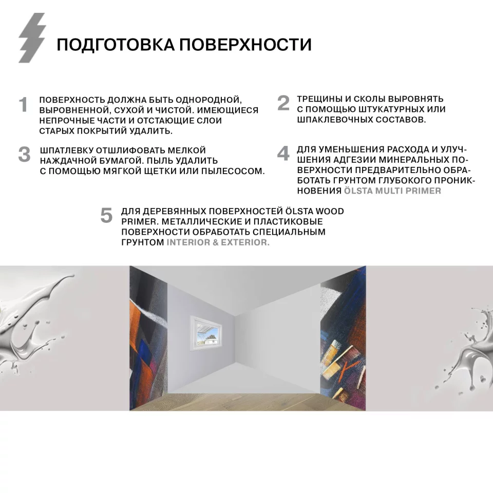 Olsta Wood&Metal Краска акриловая универсальная по дереву и металлу