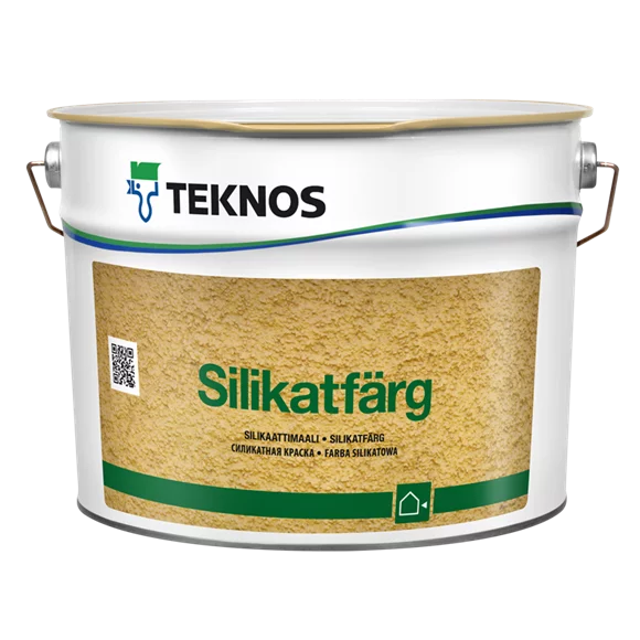 Teknos Silikatfarg / Текнос Силикатфарг краска на основе силикатного калия для внутренних и наружных работ по минеральным поверхностям