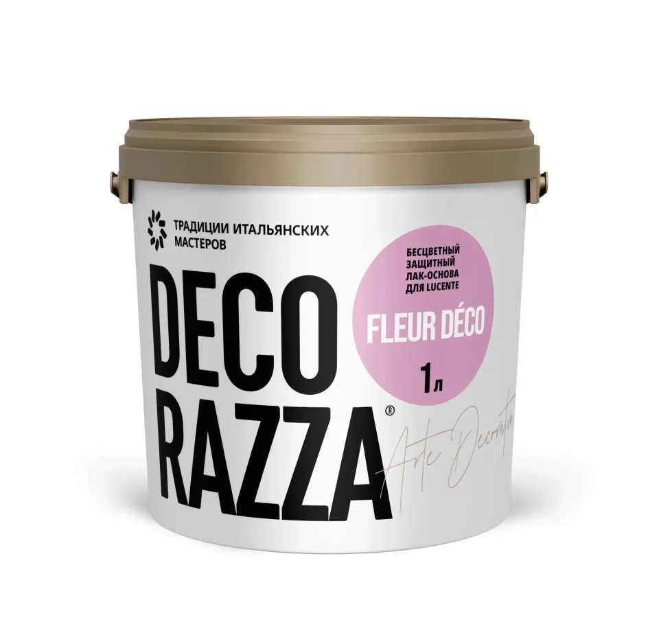 Decorazza Fleur Deco/Декоразза Флер Деко Декоративный лак с эффектом блеска драгоценных камней