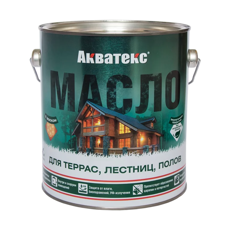 Рогнеда Акватекс масло для террас, лестниц, полов