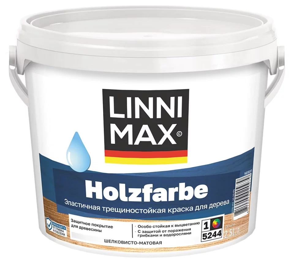 Linnimax Holzfarbe Краска по дереву для внутренних и наружных работ