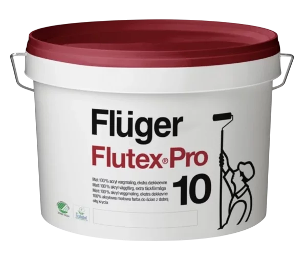 Fluger Flutex Pro 10 Краска для стен и потолков с повышенной кроющей способностью