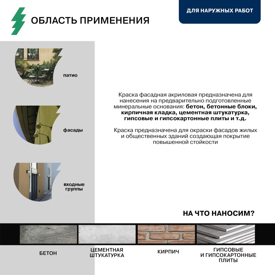 Olsta Exterior Acrylic Краска фасадная акриловая