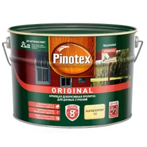 Pinotex / Omnitex Original Пропитка кроющая декоративная для дачных строений до 8 лет защиты