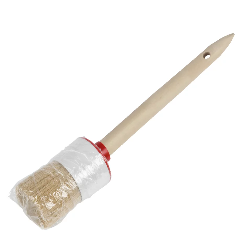 Paint Here Эконом Кисть 1001065 круглая деревянная ручка (65мм)