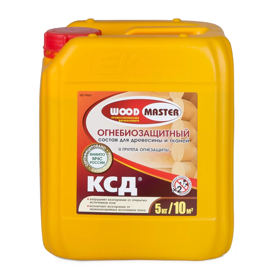 Рогнеда Woodmaster / Вудмастер КСД огнебиозащитный пропиточный состав IIгр эффективности для древесины и тканей