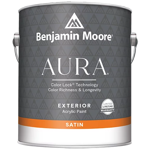 Benjamin Moore Aura 631 Waterborne Exterior Paint Satin Finish / Бенжамин Моор Аура краска акриловая для наружных работ с низким блеском