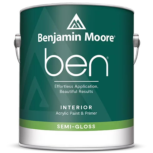 Benjamin Moore Ben W627 Waterborne Interior Paint Semi-Gloss / Бенжамин Моор Бен краска самогрунтующуяся на водной основе, полуглянцевая