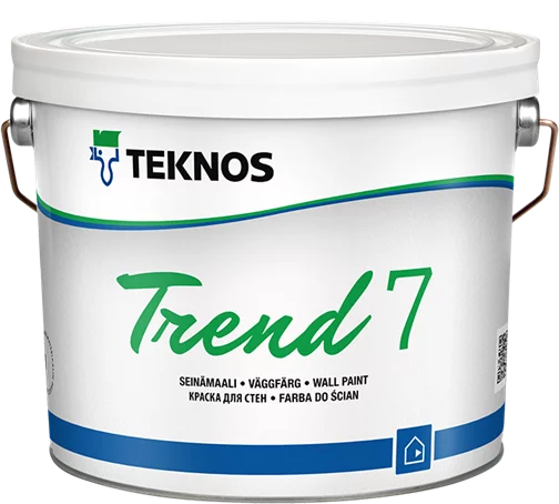 Teknos Trend 7 / Текнос Тренд 7 краска интерьерная для новых и ранее окрашенных поверхностей