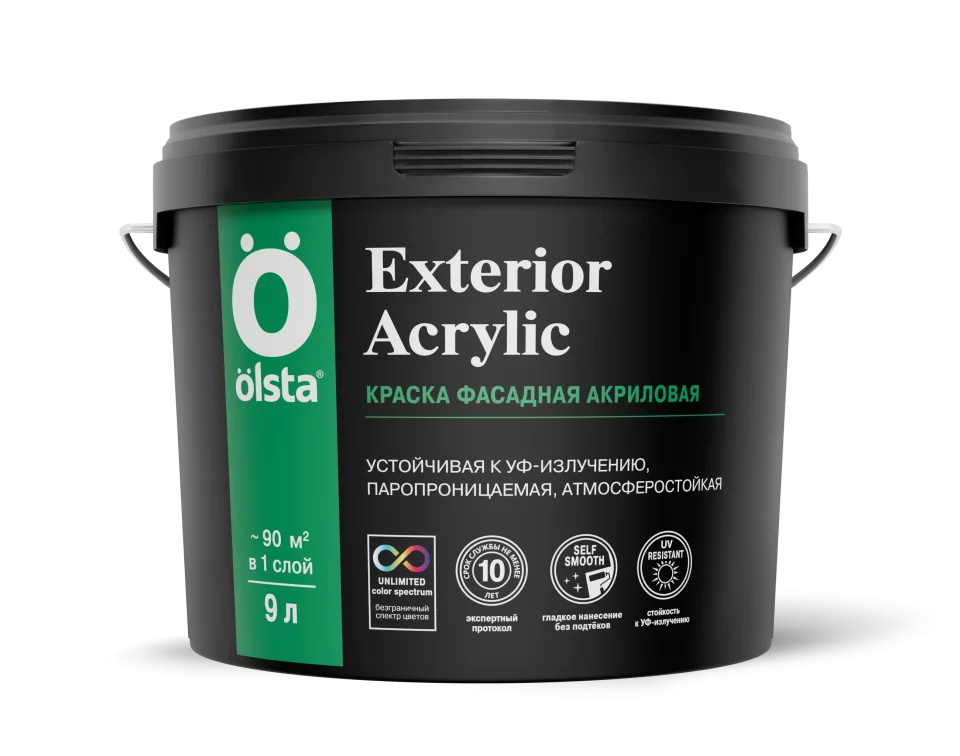 Olsta Exterior Acrylic Краска фасадная акриловая