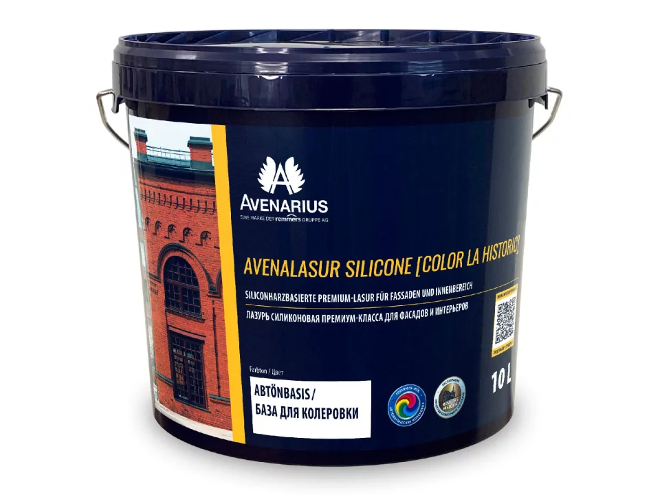Avenarius Avenalasur Silicone Лазурь силиконовая премиум класса для фасадов и интерьеров