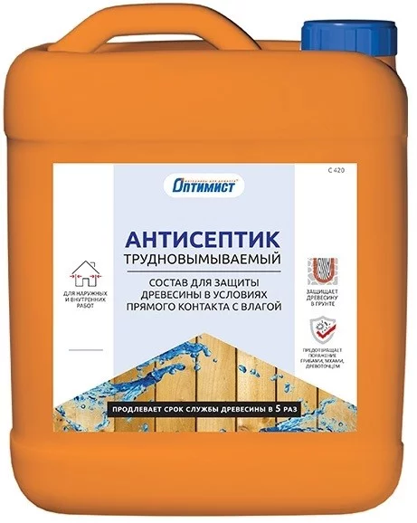 Оптимист C 420 антисептик трудновымываемый