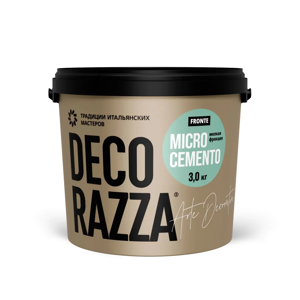 Decorazza Microcemento Fronte Legante Декоративное покрытие с эффектом бетона, мелкая фракция