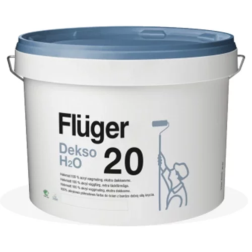 Fluger Dekso H2O 20 Краска для внутренних работ полуматовая с очень высокой прочностью