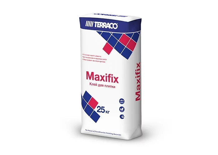 Terraco Maxifix Grey Клей для плитки цементный