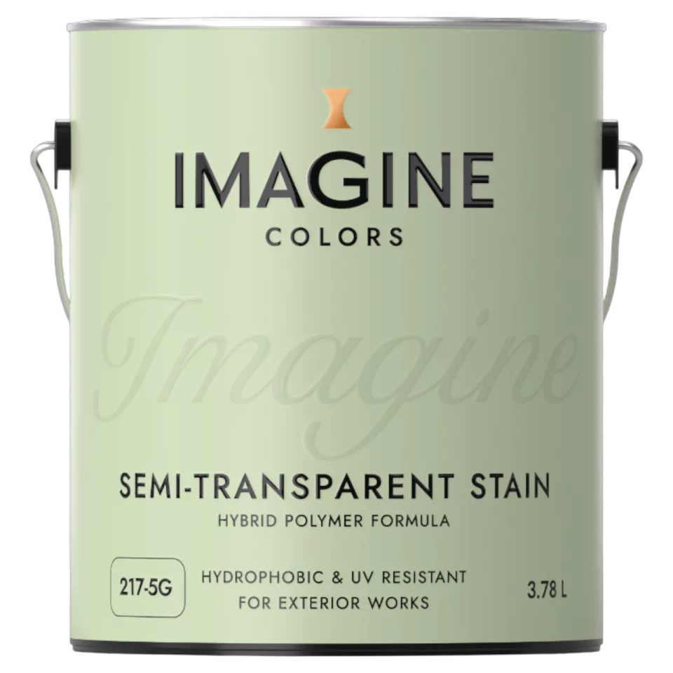 Imagine Colors 217 Semi-Transparent Stain Полупрозрачная гибридная акриловая пропитка для внутренних и наружных работ