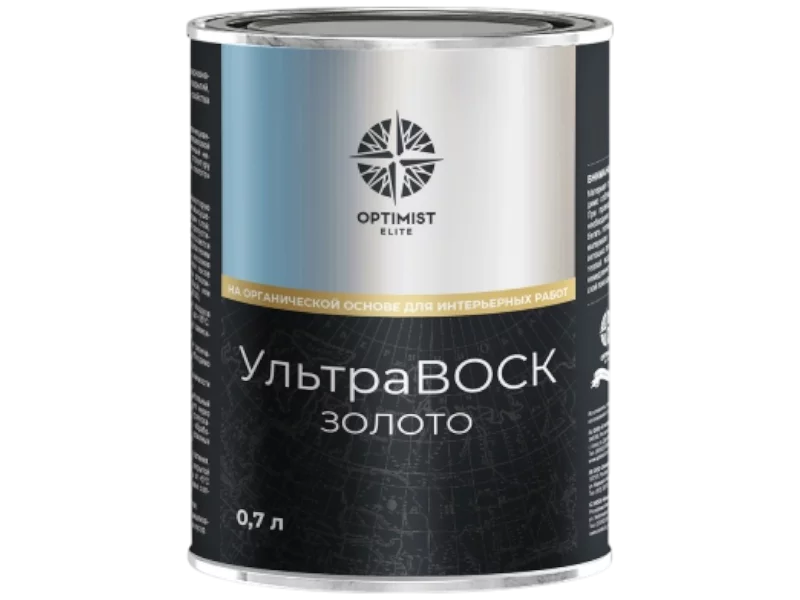 Optimist Elite D 750 / Оптимист Элит Ультра - воск защитное декоративное финишное покрытие, золото